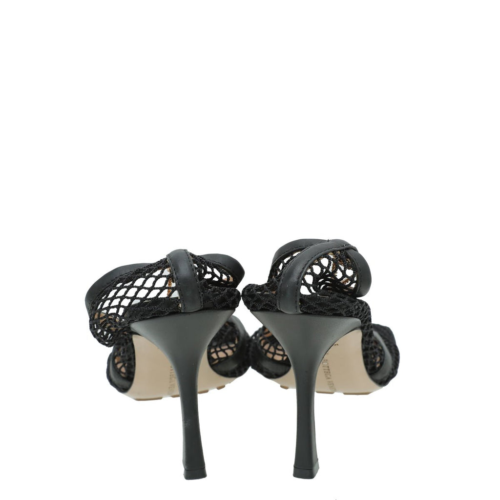 Bottega Veneta Black Stretch Chain Pump 38