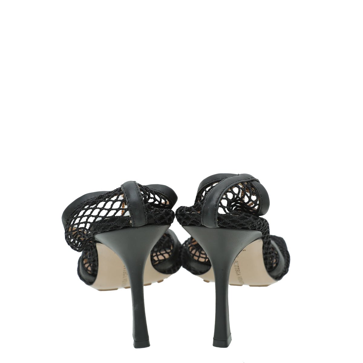 Bottega Veneta Black Stretch Chain Pump 38
