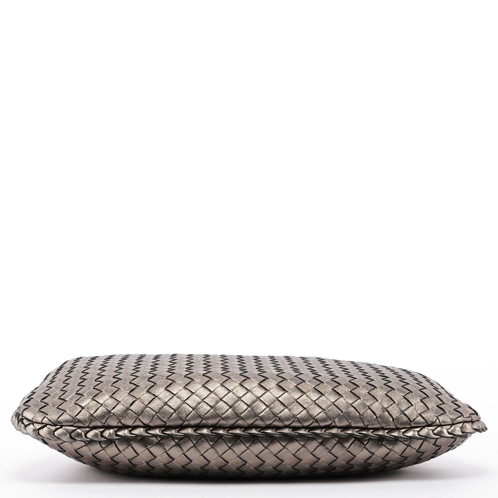 Bottega Veneta 115653 Metallic Gold Veneta Hobo