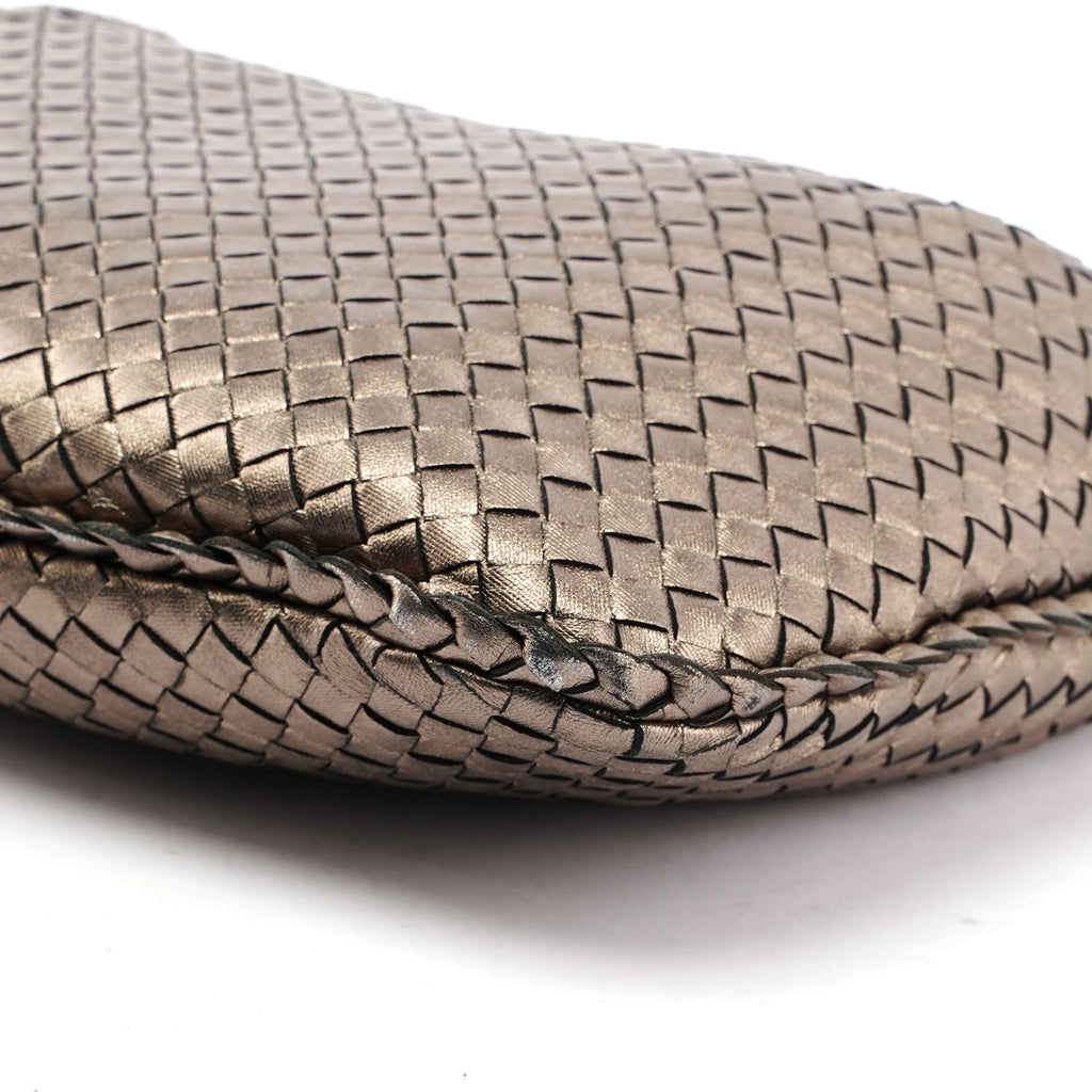 Bottega Veneta 115653 Metallic Gold Veneta Hobo