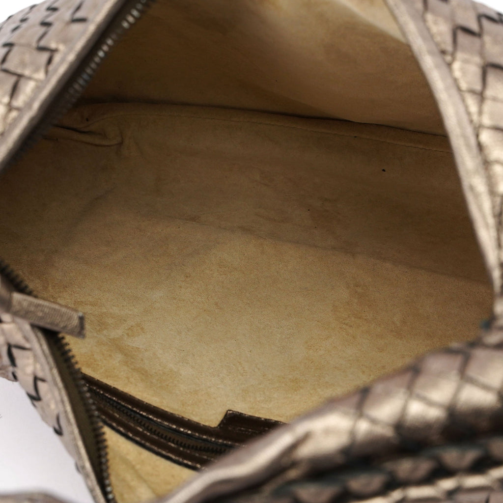 Bottega Veneta 115653 Metallic Gold Veneta Hobo