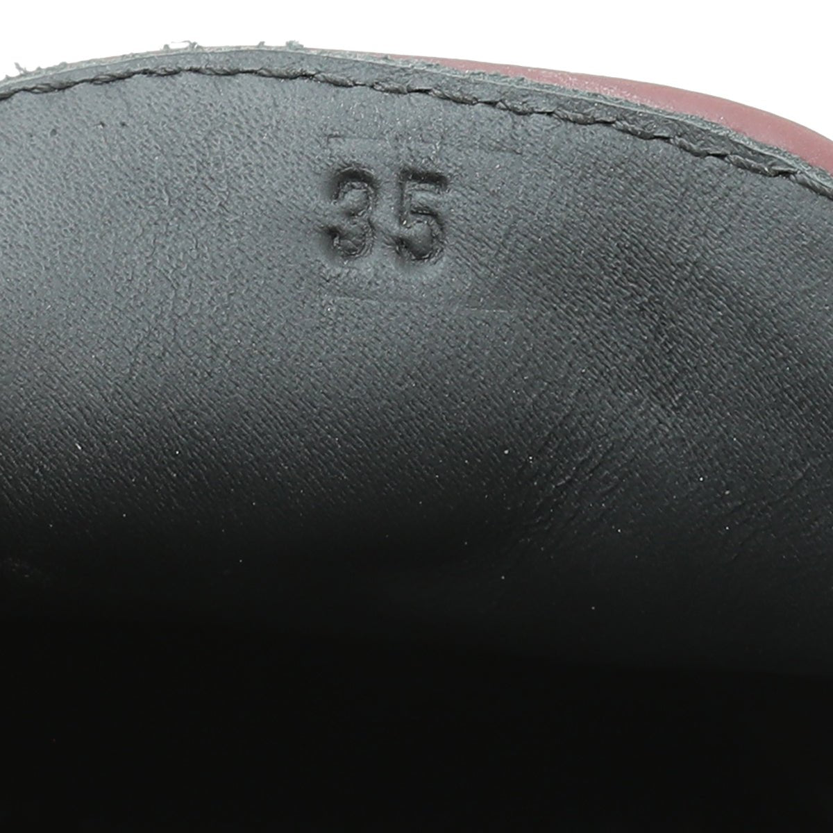 Bottega Veneta Burgundy Intrecciato Loafers 35
