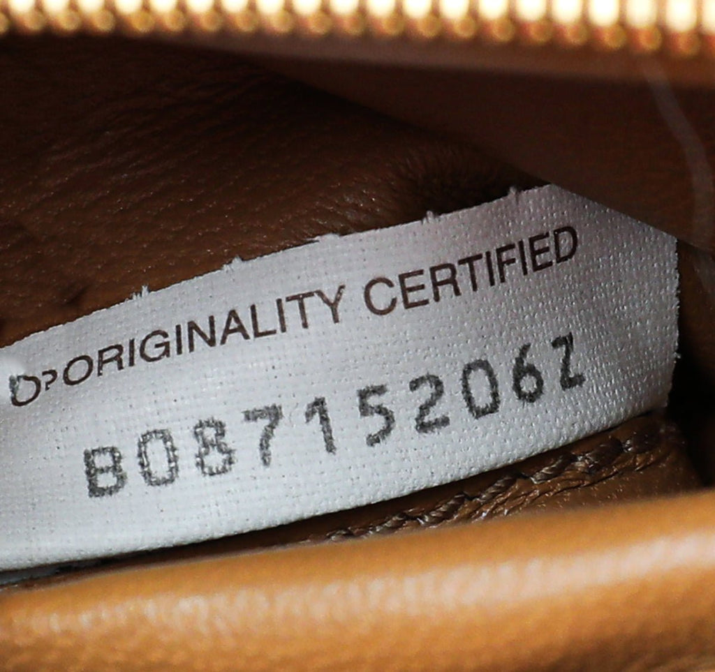 Bottega Veneta Caramel Padded Cassette Bag