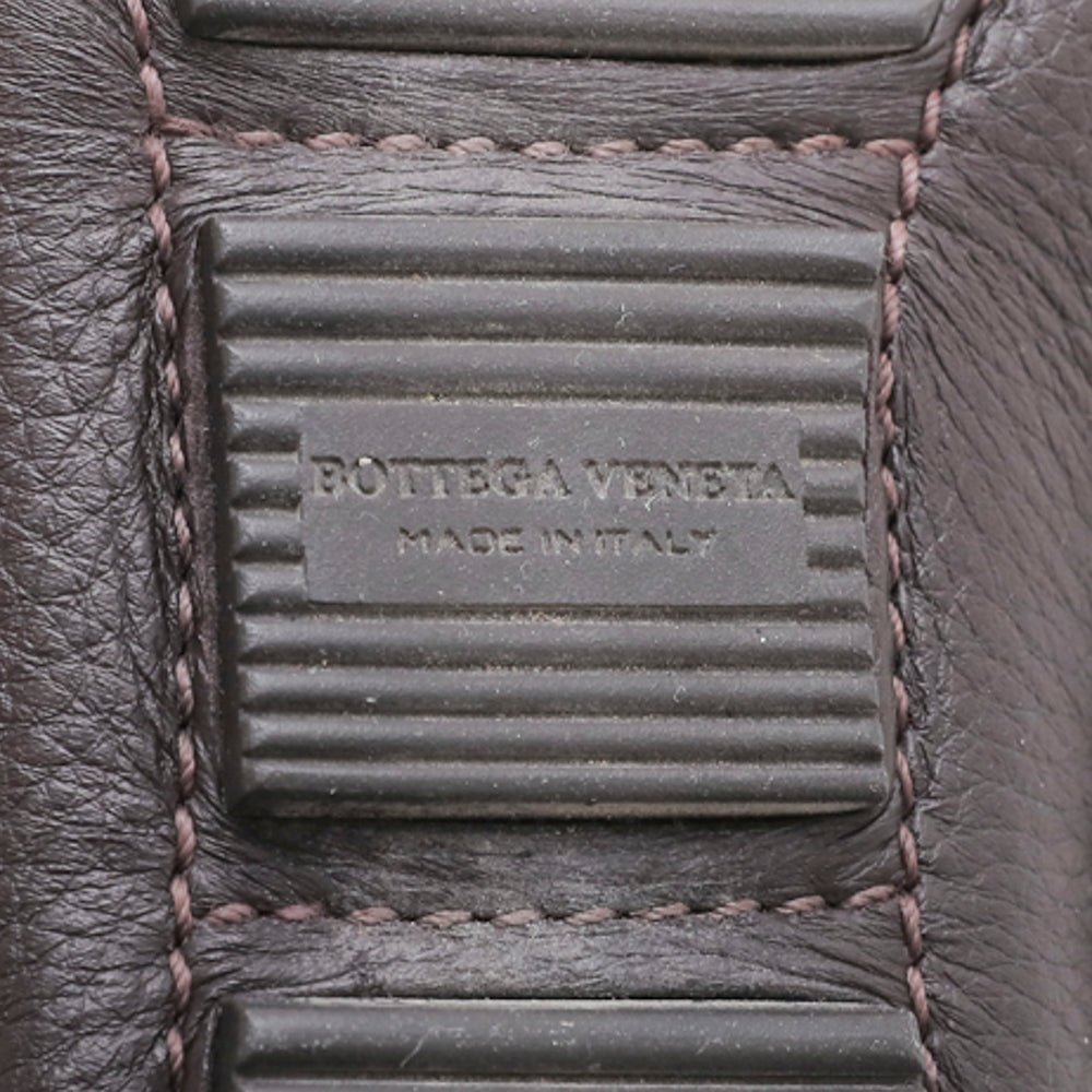 Bottega Veneta Chocolate Brown Intrecciato Bow Loafers 39.5