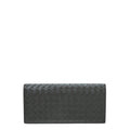 Bottega Veneta Chocolate Intrecciato Yen Wallet