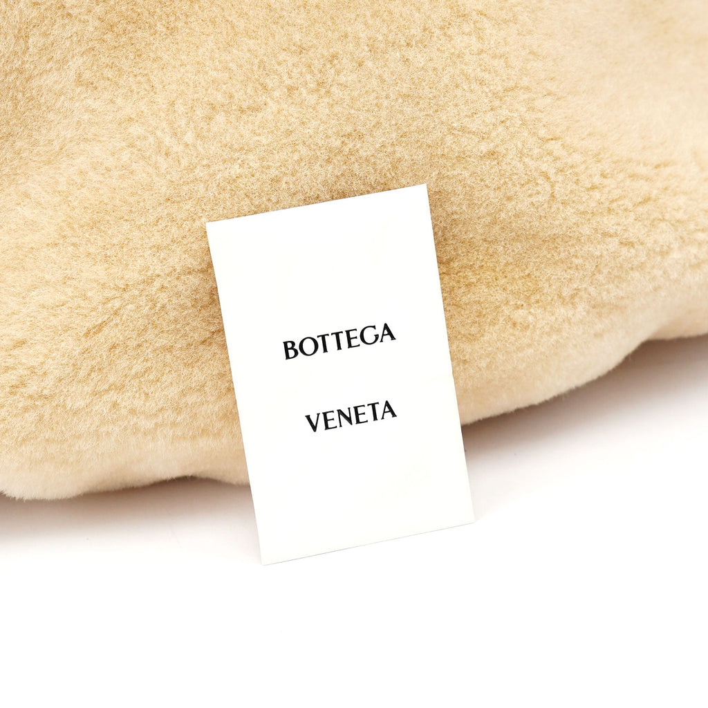 Cream Faux Fur Shoulder Bag