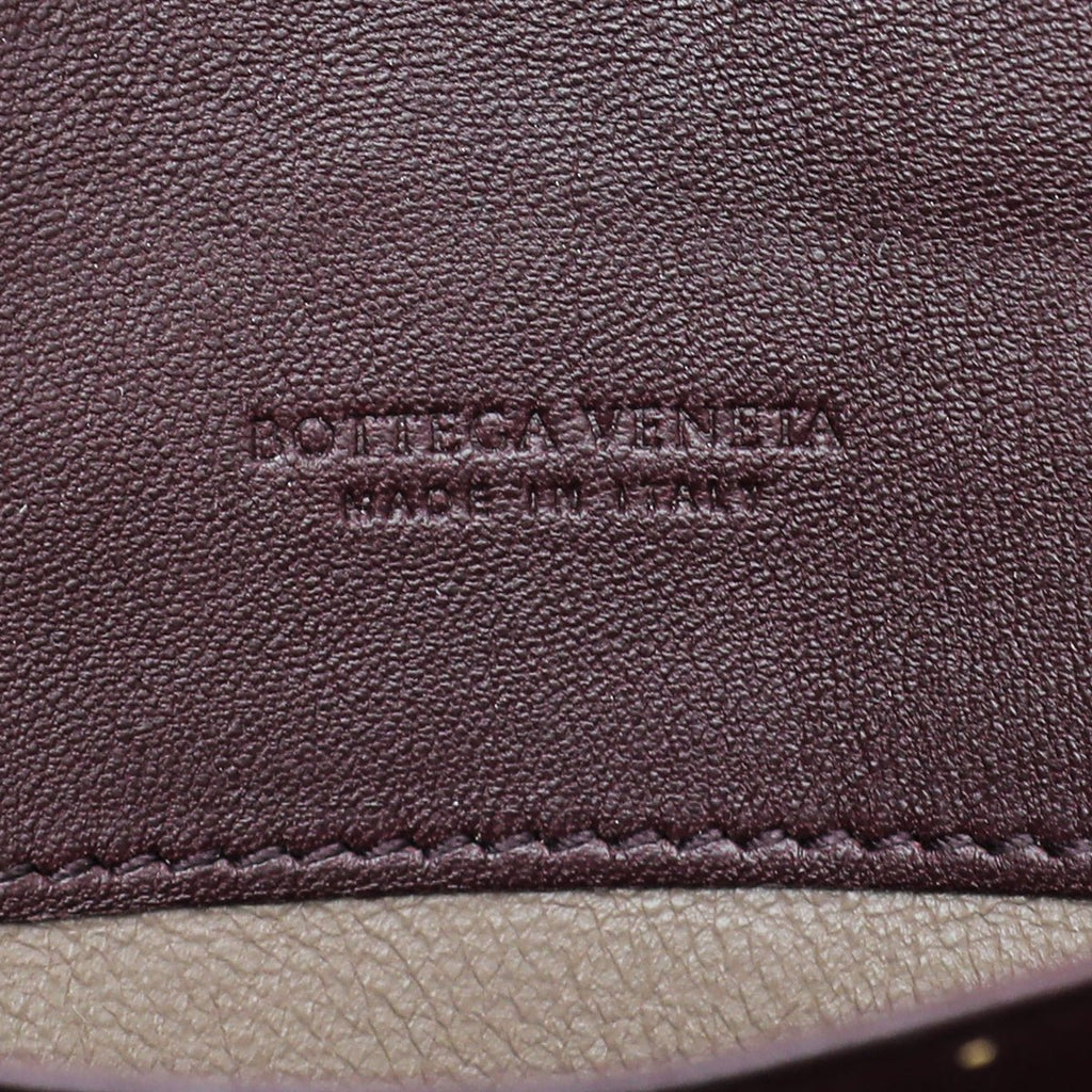 Bottega Veneta Dark Violet Intrecciato Nappa Flap Continental Wallet