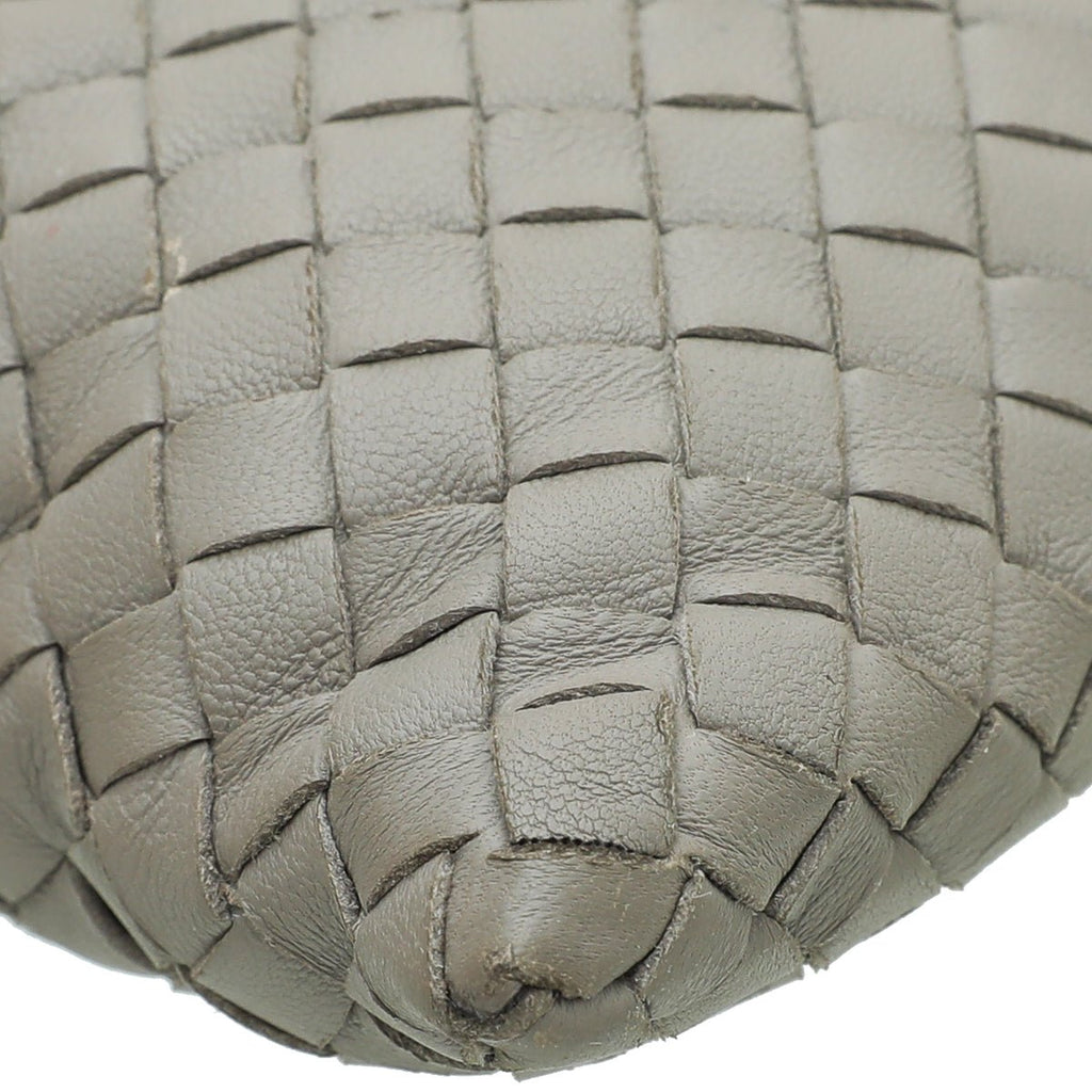 Bottega Veneta Etoupe Intrecciato Wallet On Chain