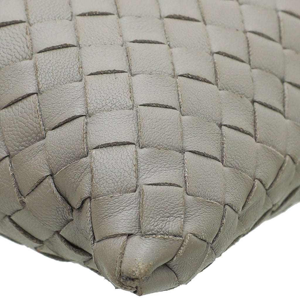 Bottega Veneta Etoupe Intrecciato Wallet On Chain
