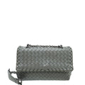Bottega Veneta Grey Intrecciato Nappa Olimpia Chain Bag