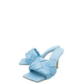 Bottega Veneta Light Blue Padded Heeled Mule 39