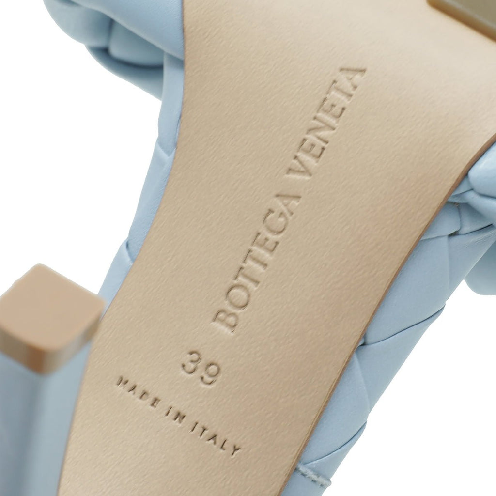 Bottega Veneta Light Blue Padded Heeled Mule 39