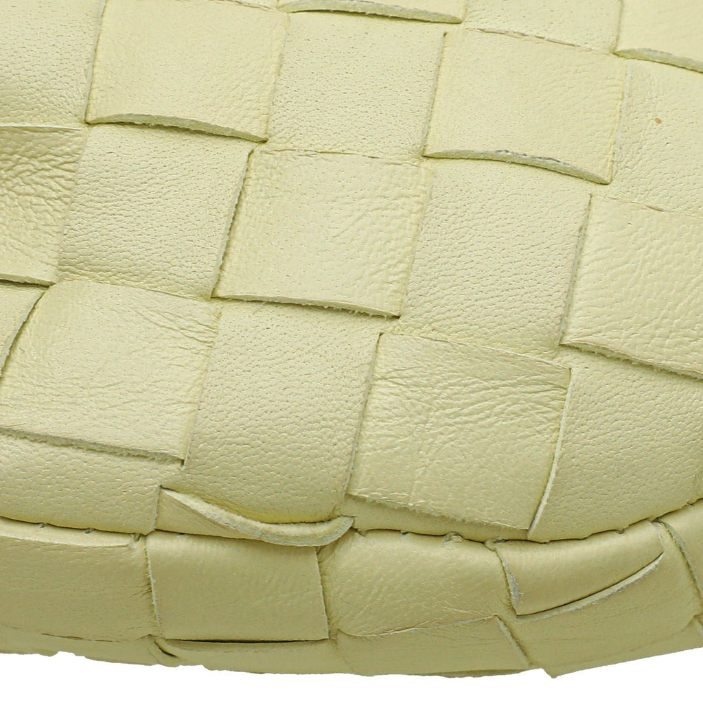 Bottega Veneta Light Yellow Intrecciato Mini Jodie Bag