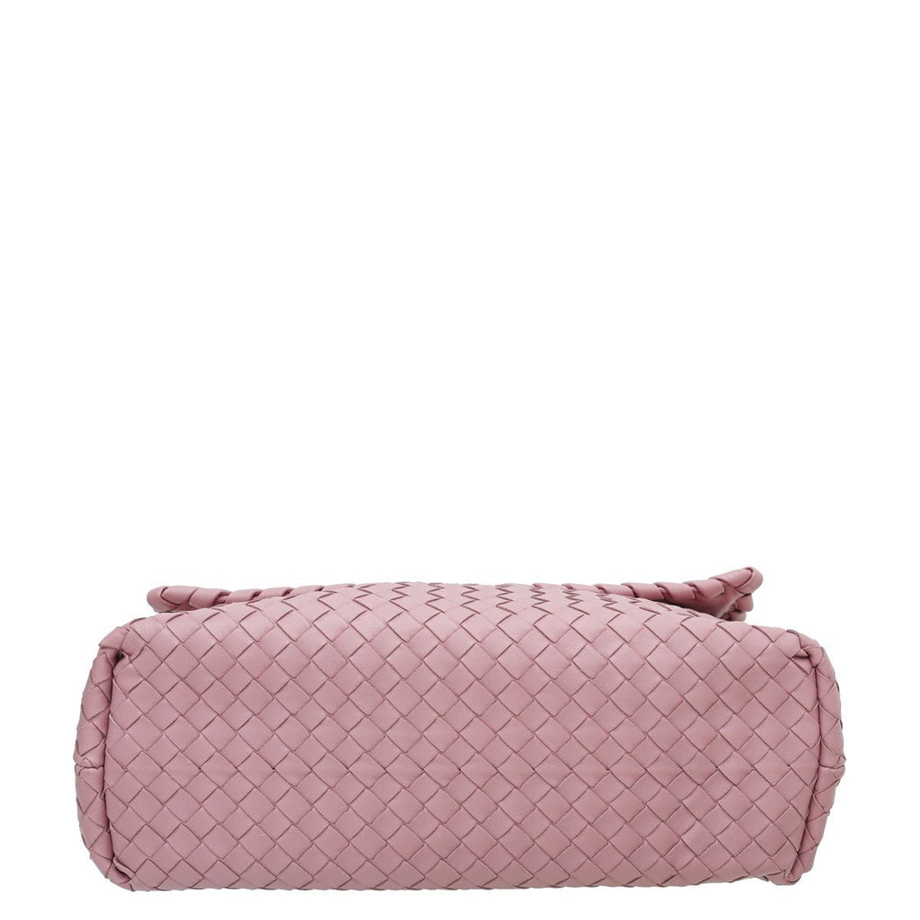 Bottega Veneta Mauve Intrecciato Nappa Olimpia Flap Bag