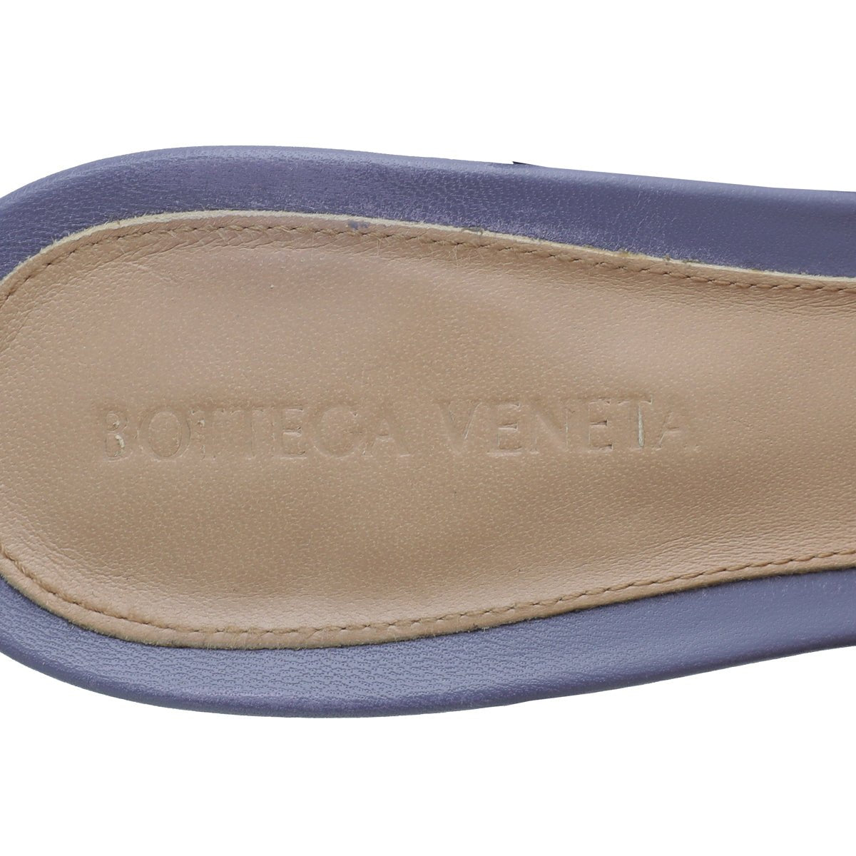 Bottega Veneta Mauve Nappa Stretch Chain Sandals 38.5