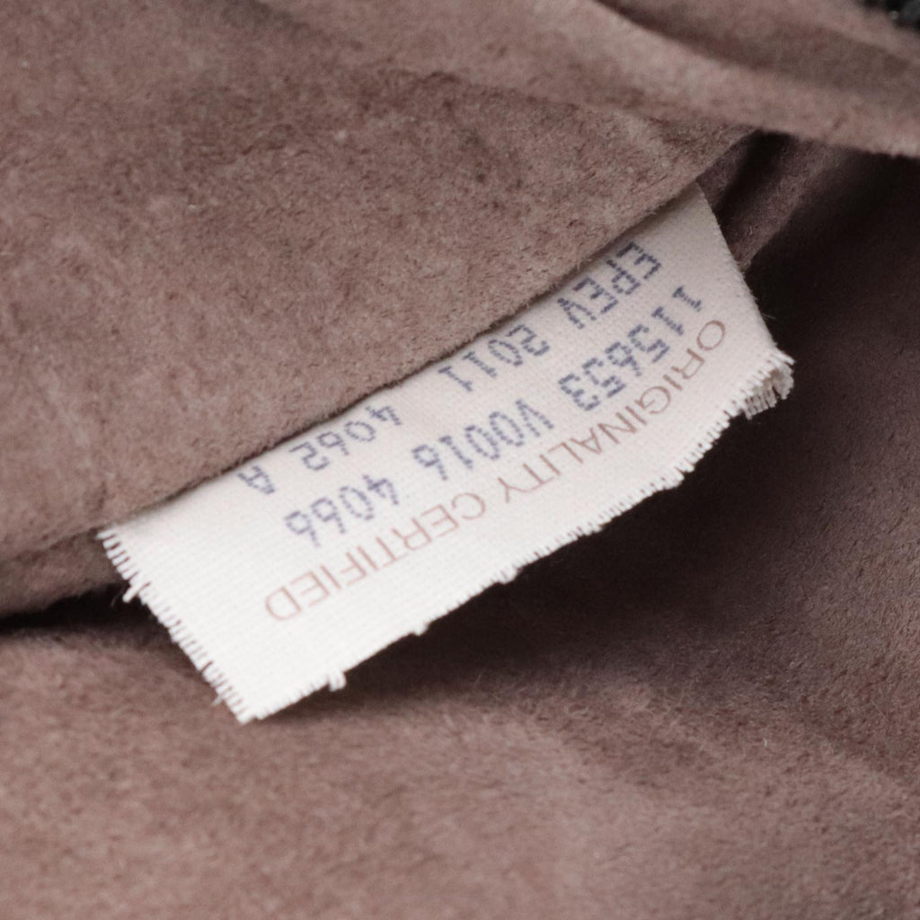 Medium Navy Intrecciato Hobo Bag