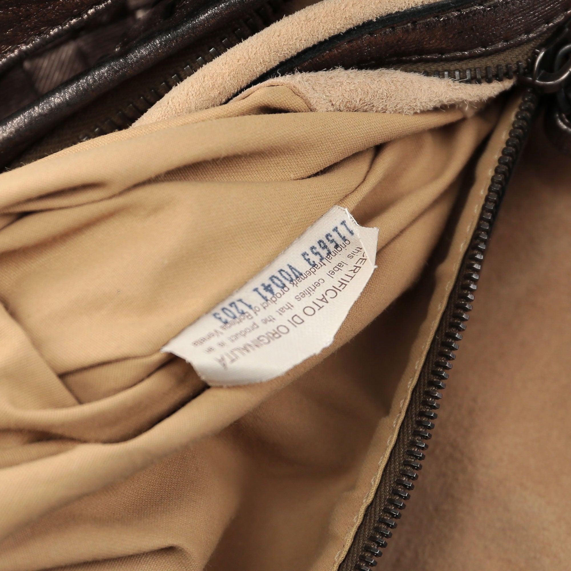 Metallic Gold Veneta Intrecciato Hobo Bag
