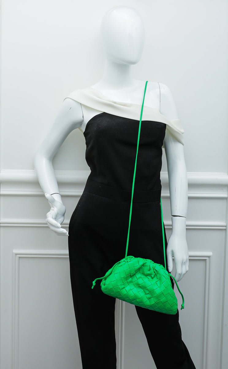 Bottega Veneta Parakeet Intrecciato Mini Pouch