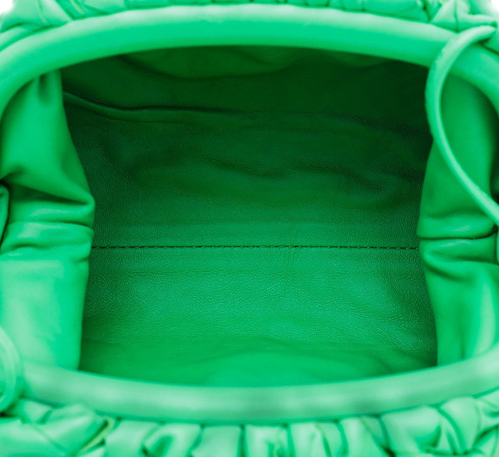 Bottega Veneta Parakeet Intrecciato Mini Pouch