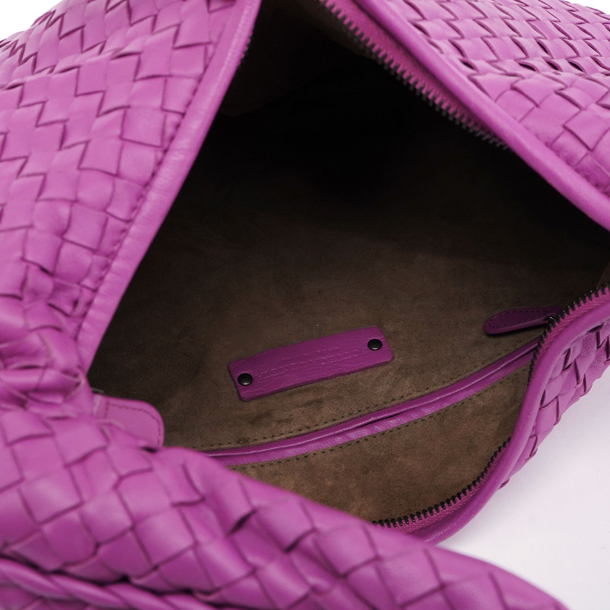 Pink Veneta Intrecciato Hobo Bag