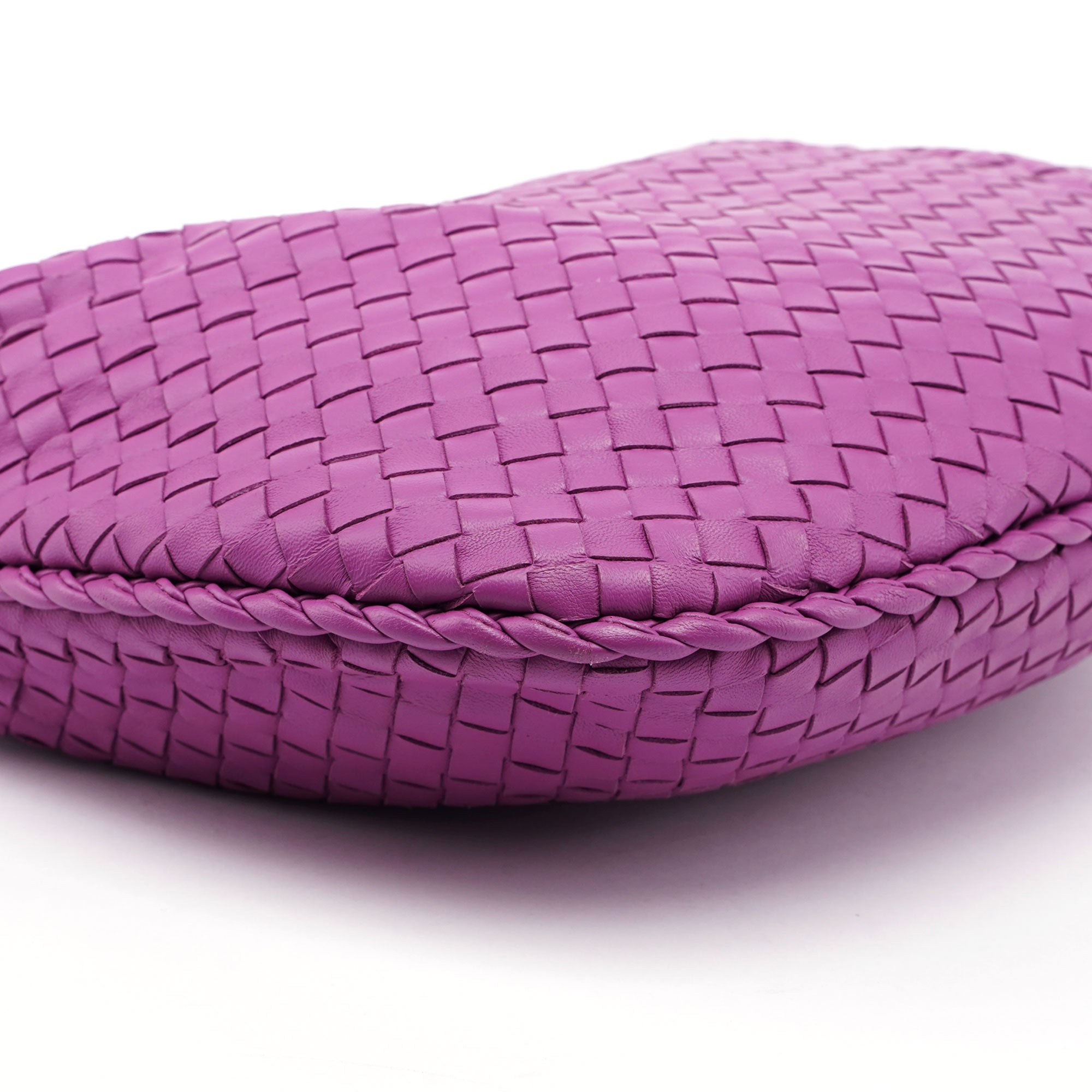 Pink Veneta Intrecciato Hobo Bag