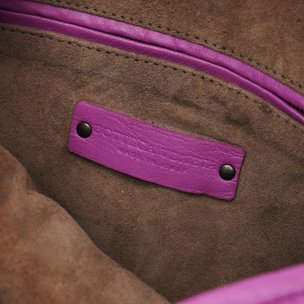 Pink Veneta Intrecciato Hobo Bag