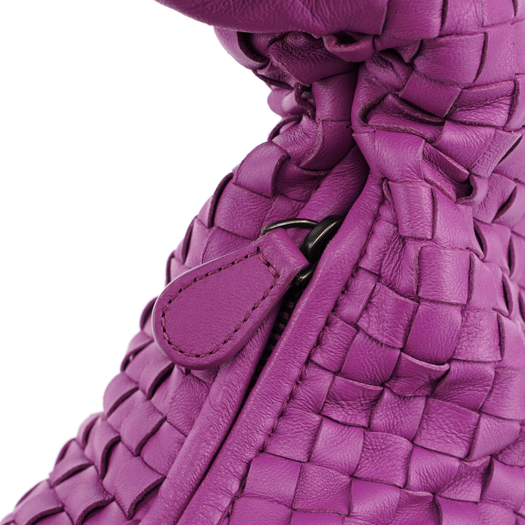 Pink Veneta Intrecciato Hobo Bag