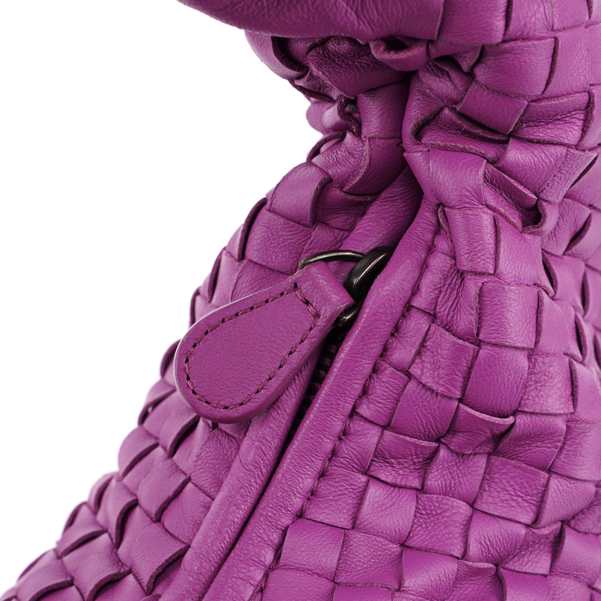 Pink Veneta Intrecciato Hobo Bag