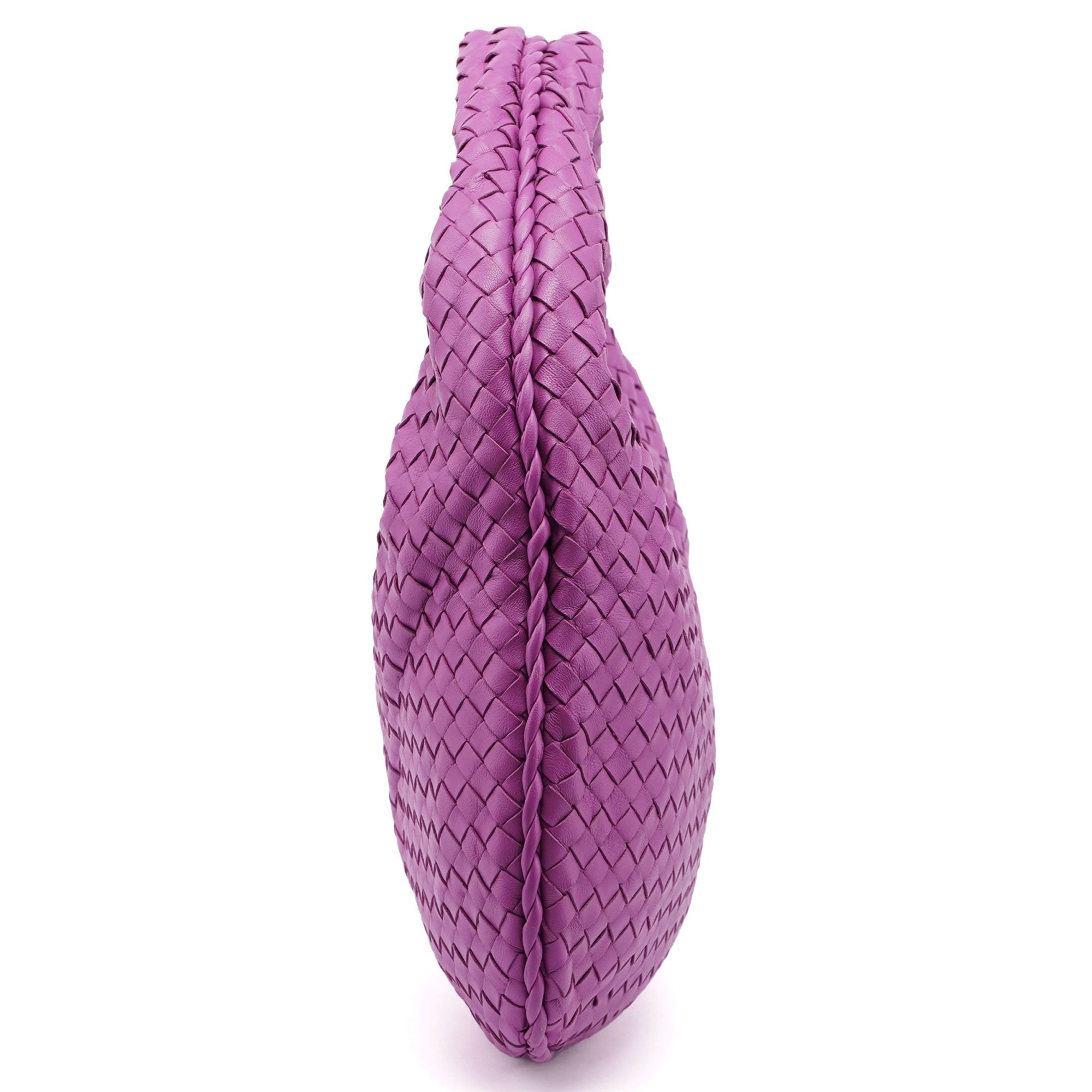 Pink Veneta Intrecciato Hobo Bag