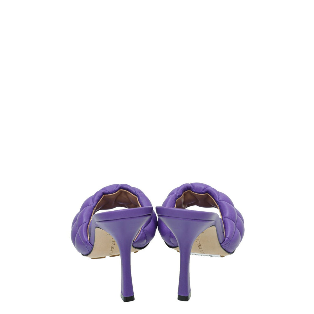 Bottega Veneta Purple Padded Mules 37