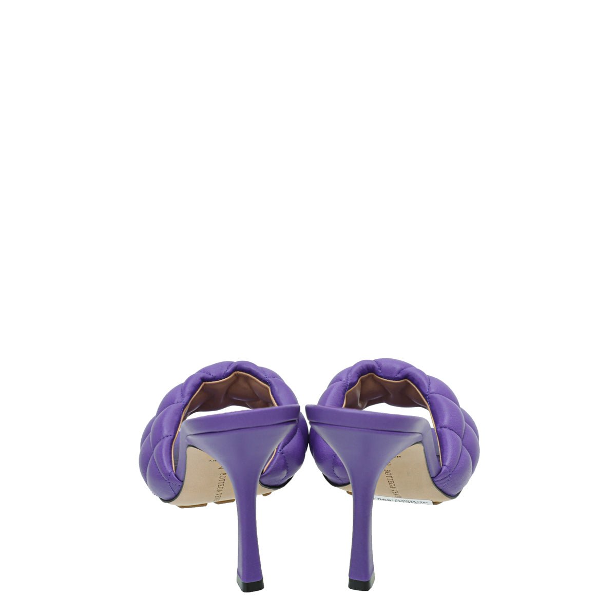 Bottega Veneta Purple Padded Mules 37