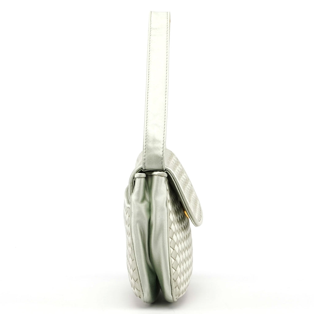 Silk Intrecciato Mini Hobo Bag