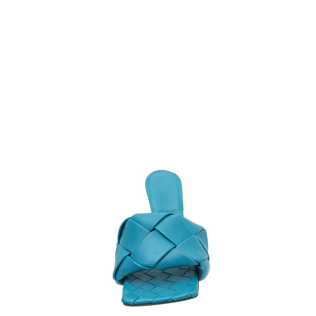Bottega Veneta Vintae Bleu Intrecciato Nappa Lido Mules 36