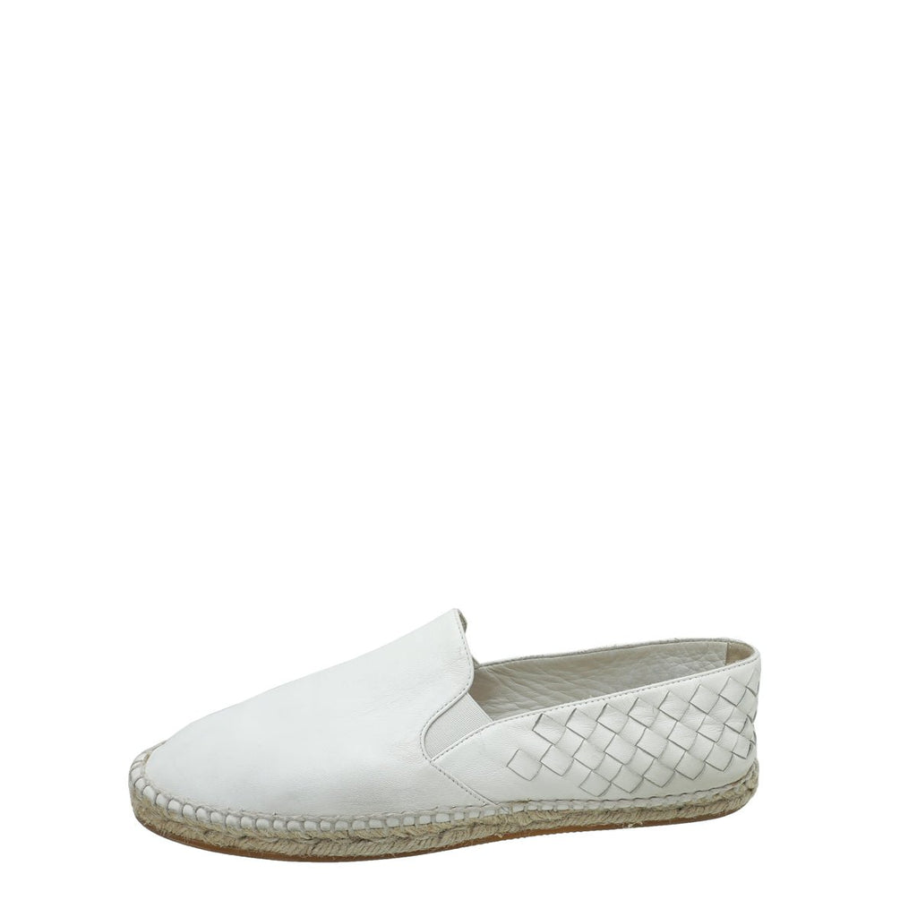 Bottega Veneta White Gala Espadrille 39