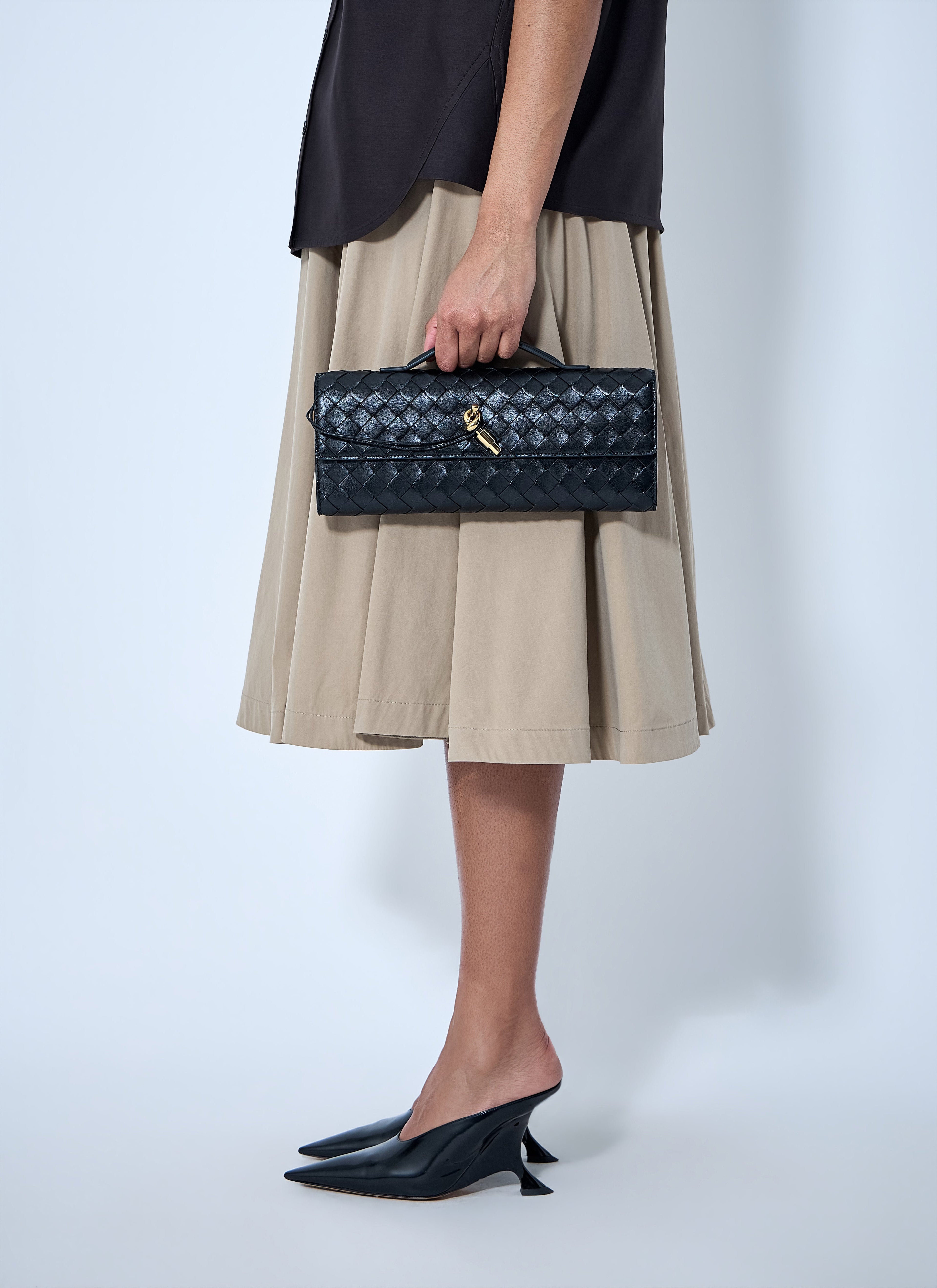 Bottega Veneta Women Long Andiamo Clutch