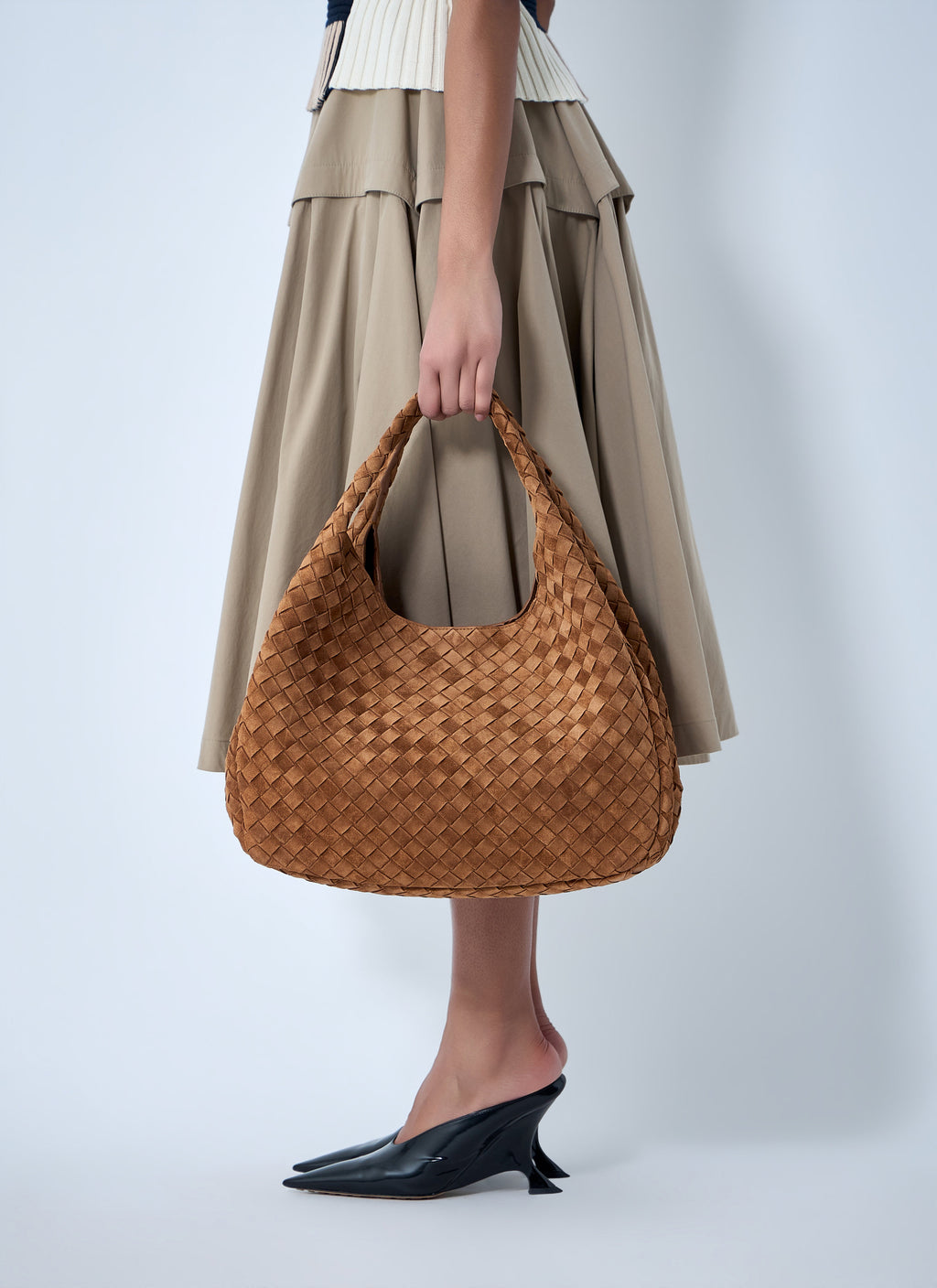 Bottega Veneta Women Campana Large Shoulder Bag