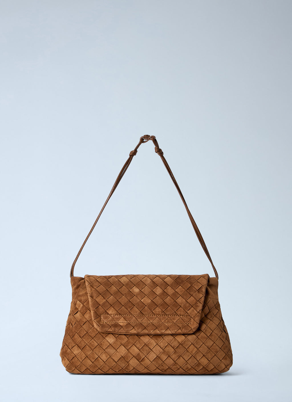 Bottega Veneta Women Giorno Suede Shoulder Bag