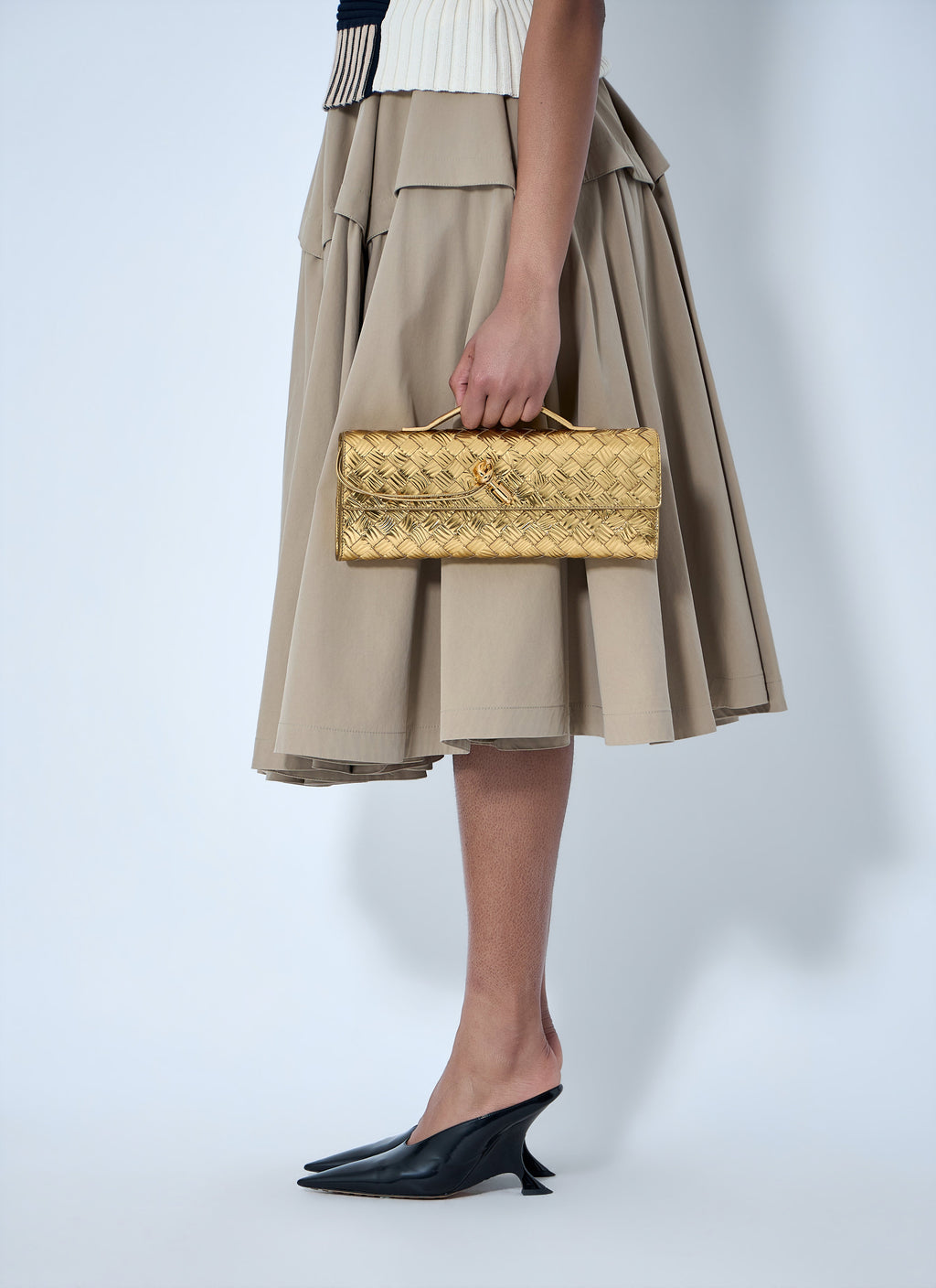 Bottega Veneta Women Andiamo Long Clutch Bag