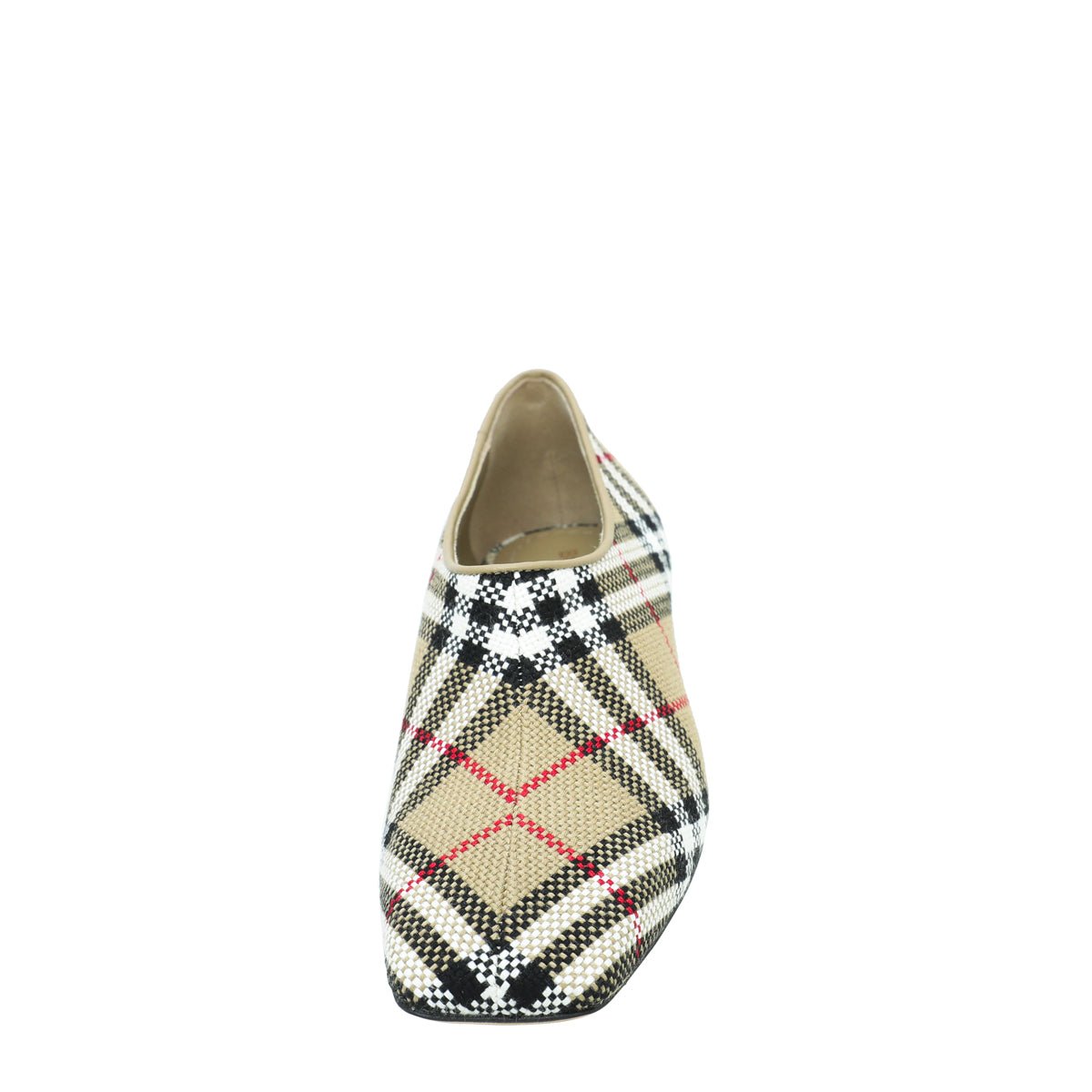 Burberry Archive Beige Check Tripton Pumps 36