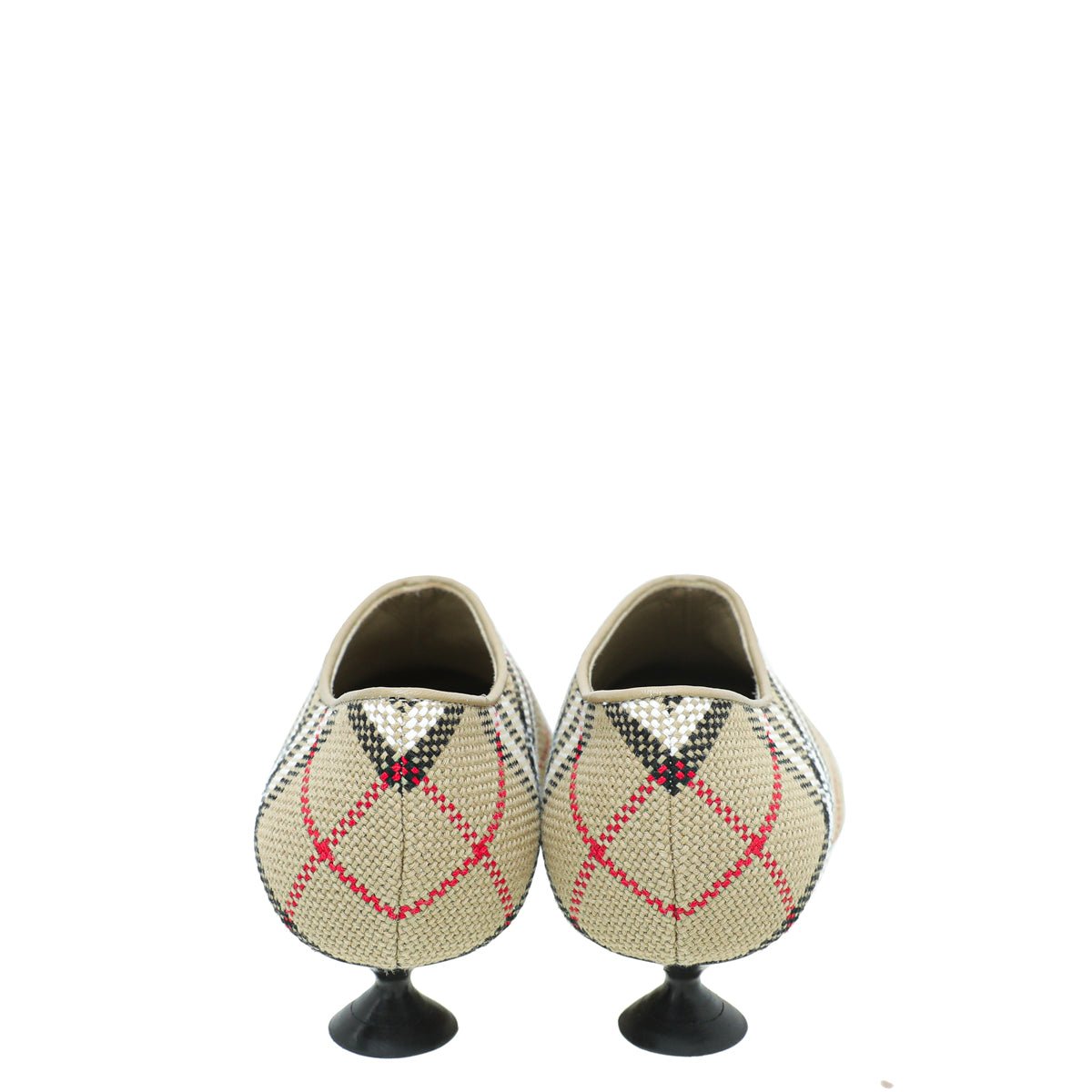 Burberry Archive Beige Check Tripton Pumps 36