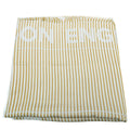 Burberry Archive Beige Logo Print Stripe Scarf