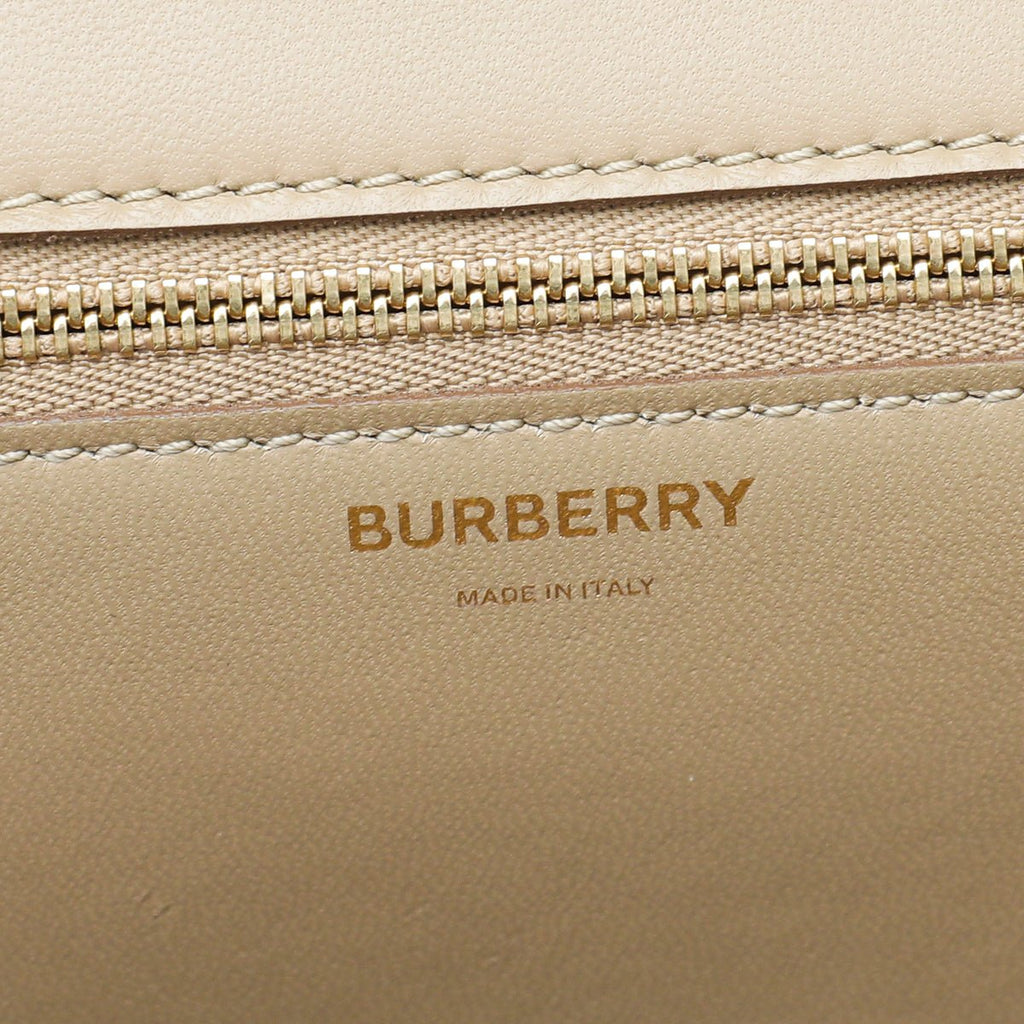 Burberry Archive Beige TB Logo Medium Flap Bag