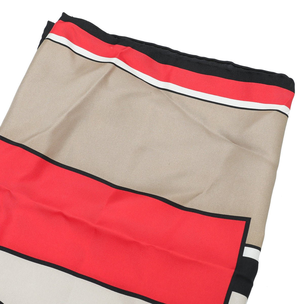 Burberry Archive Beige TB Logo Montage Scarf