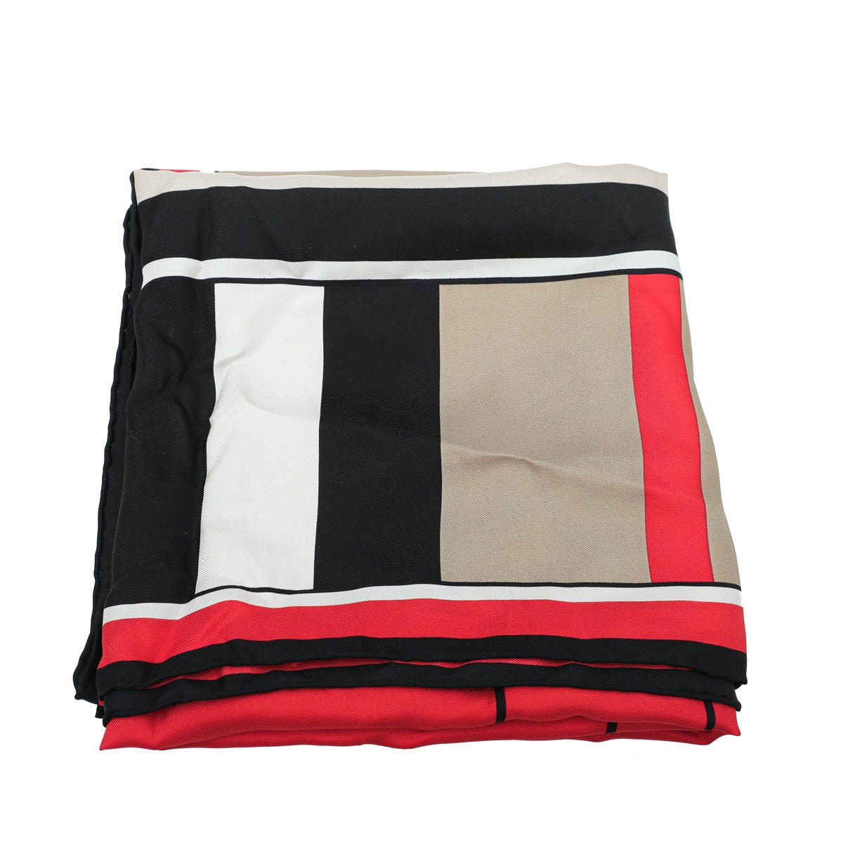Burberry Archive Beige TB Logo Montage Scarf