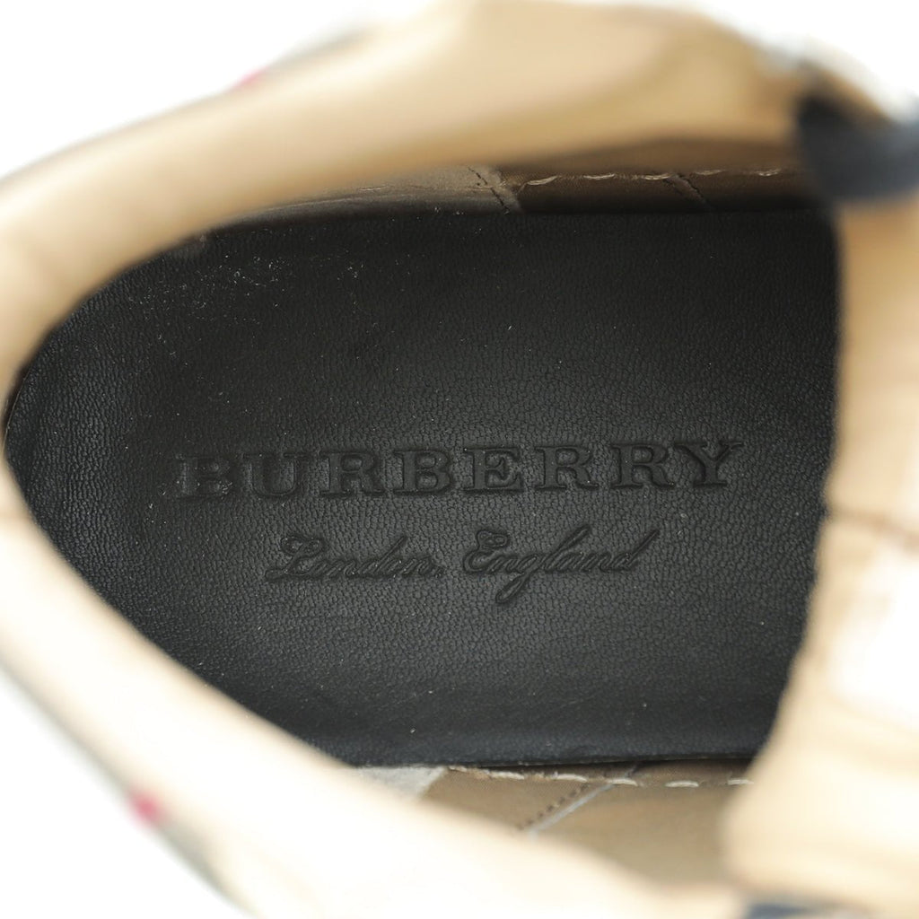 Burberry Beige Vintage Check High Top Sneaker 39