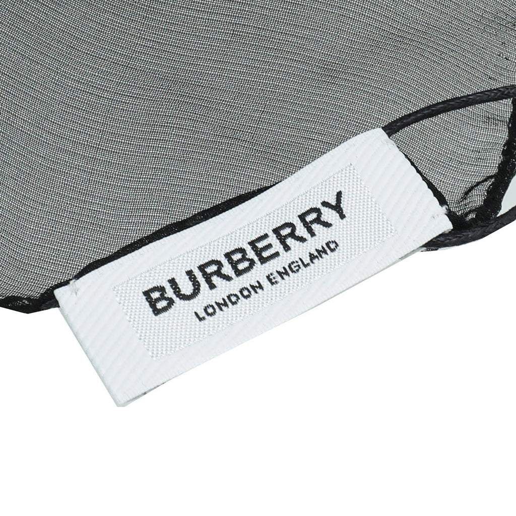 Burberry Bicolor Angel Leopard Print Silk Scarf