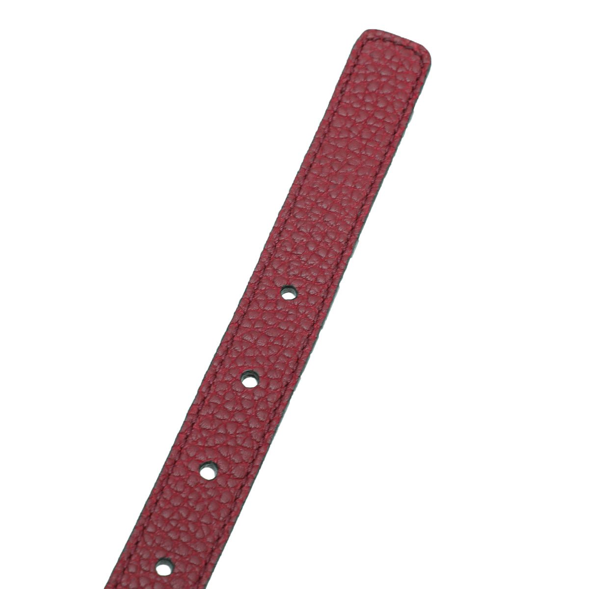 Burberry Bicolor Check Embossed Reversible Buckle 20mm Belt 32