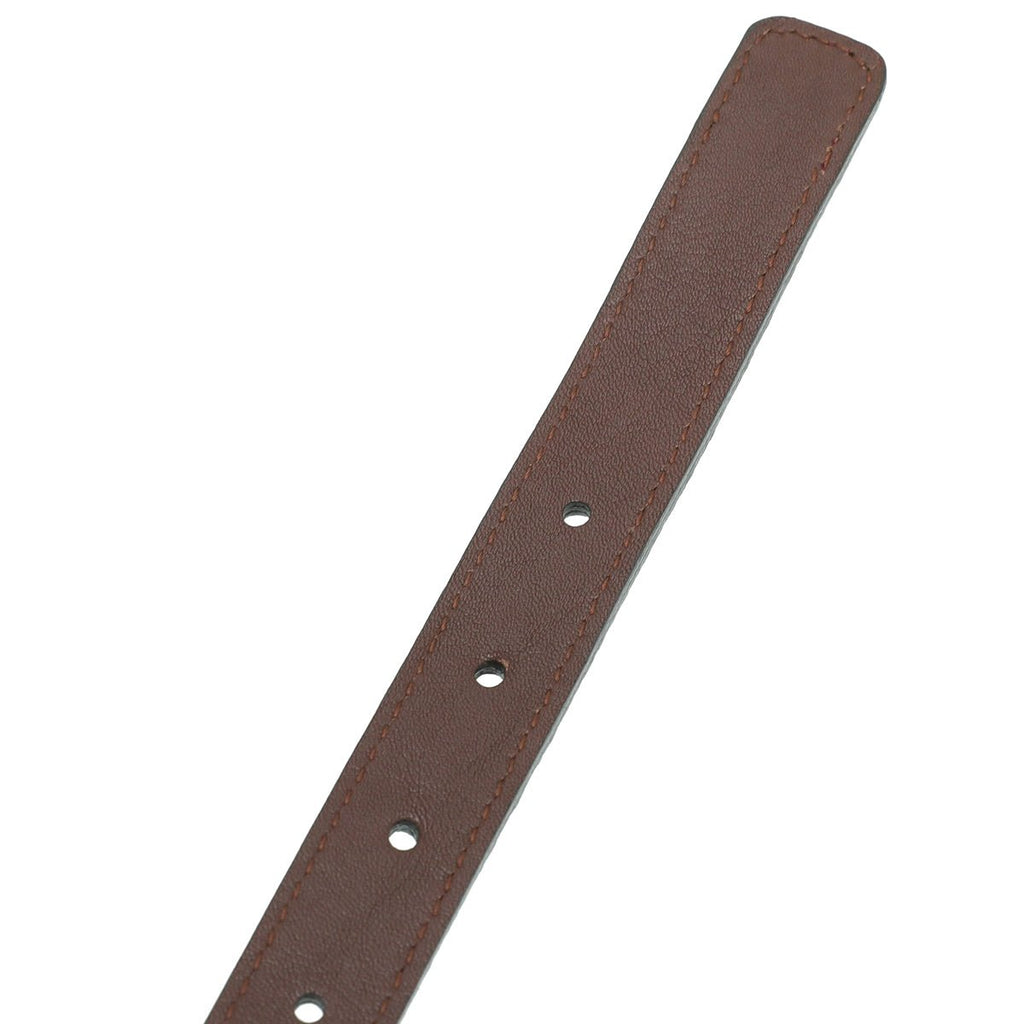 Burberry Bicolor Check Embossed Reversible Buckle 20mm Belt 32