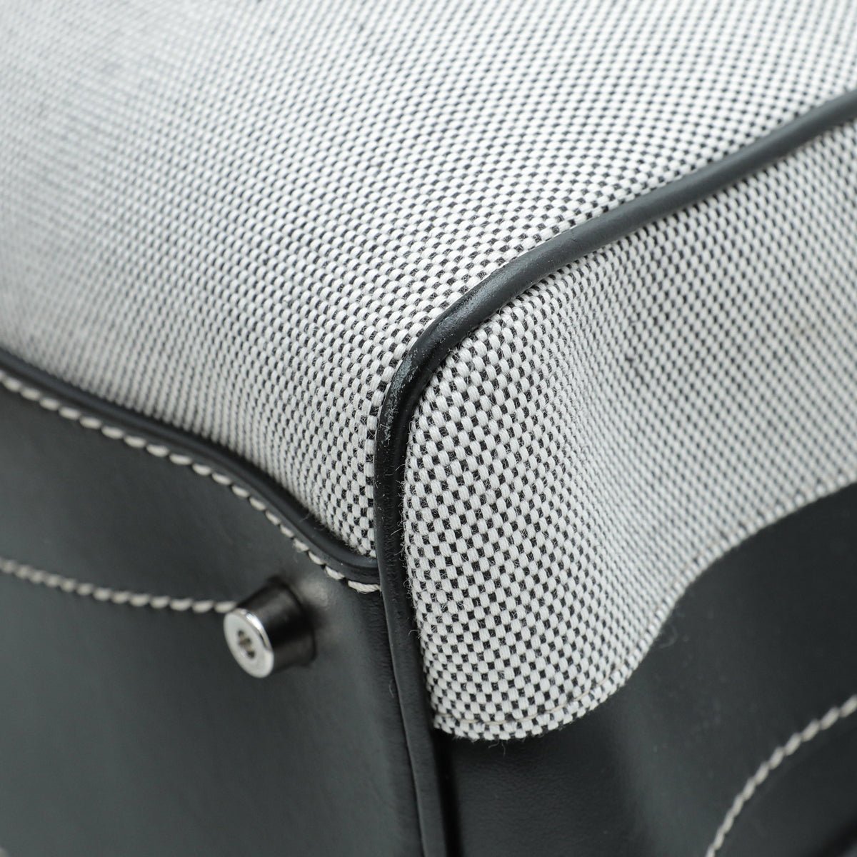 Burberry Bicolor Cube Holdall Duffle Bag
