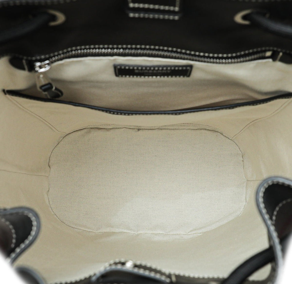 Burberry Bicolor Drawstring Backpack